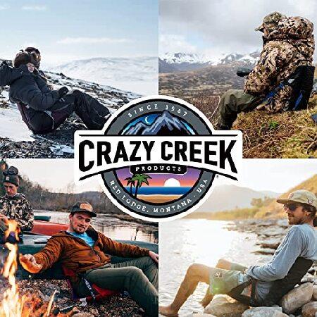 【SALE／55%OFF】 Crazy Creek Original LongBack Chair， Portable Chair for Camping and Stadiums， High Density Foam Cushion， Comfortable and Adjustable Back Sup並行輸入品