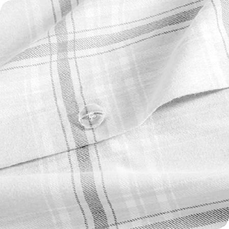 訳あり Bare Home Flannel Duvet Cover - Twin/Twin Extra Long - 100% Cotton， Velvety Soft Heavyweight Premium Flannel， Double Brushed - Includes Sham並行輸入品