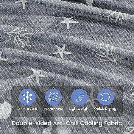 Elegear Cooling Throw Blanket, Q-Max＞0.5 Japanese Arc-Chill Cooling Blankets for Hot Sleepers, Double Sided Cold Blankets for Sleeping, Lig並行輸入品