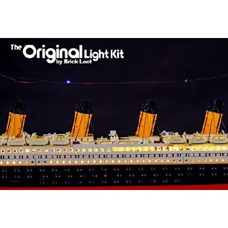 レゴタイタニックセット10294用ブリックルートデラックスLEDライティングライトキット- (注意:モデルは含まれません)並行輸入品