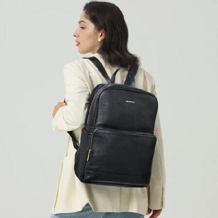 すずらん BOSTANTEN Leather Laptop Backpack for Women 15.6 inch