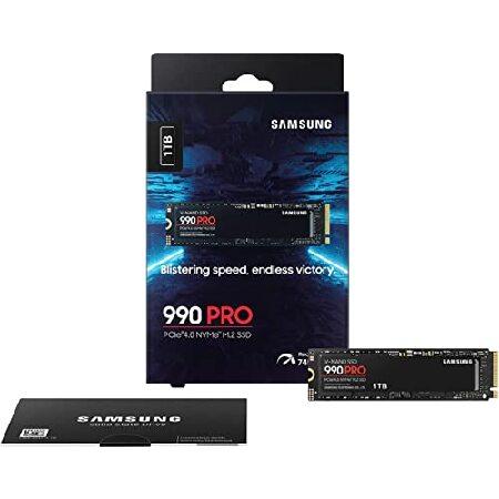 Samsung 990 PRO SSD 1TB PCIe 4.0 M.2 内蔵ソリッドステートハードドライブ  ゲーム/熱制御/ダイレクトストレージ/メモリ拡張 ビデオ編集用 ヘビーグ並行輸入品