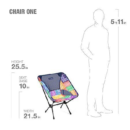 正規品保障 Helinox Chair One Original Lightweight， Compact， Collapsible Camping Chair， Rainbow Bandana並行輸入品