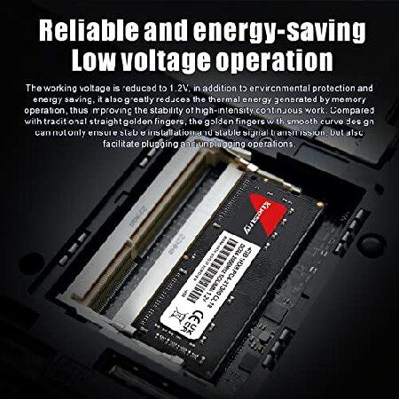 格安モール Kuesuny 8GB DDR4 2666MHz (2x4GB) KIT PC4-21300 ノンECCメモリ バッファード 1.2V CL19 1Rx8 シングルランク 260ピン SODIMM AMDおよびIntel(インテル) ゲーミ