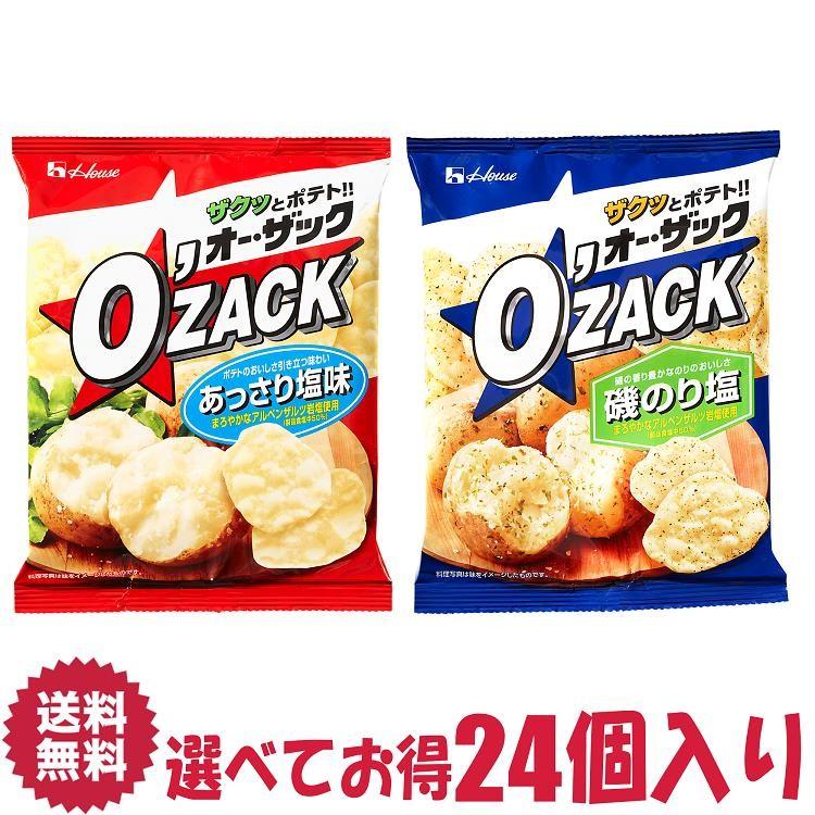 ハウス食品 オーザックあっさり 塩味 のり塩 選べる 24個 詰合せ セット 1273 Nasio 通販 Yahoo ショッピング
