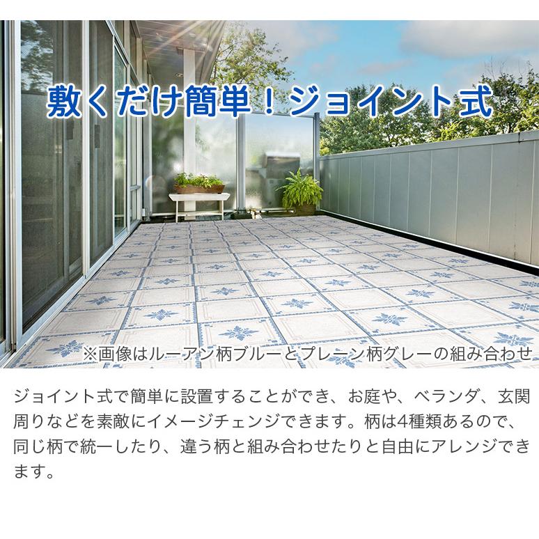 お買い得 18枚セット 表面防虫加工 遮熱効果 ジョイント パネル タイル 30×30cm 日本製 ジョイントマット ジョイントパネル BJP-30 BJR-30 ME_18