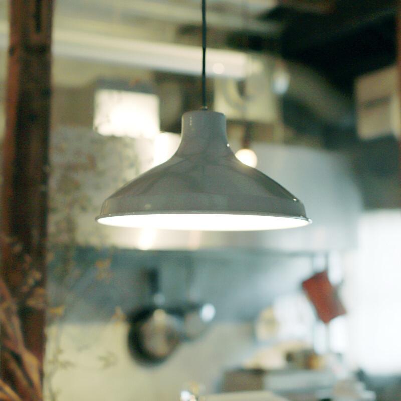 ENAMEL LAMP エナメルランプ ペンダントライト 直径Φ35cm 引っ掛け