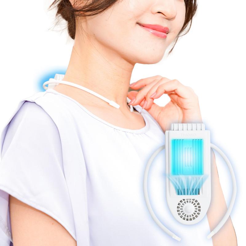 2個セット 冷却プレートで背中スッキリ涼しい ネッククーラー セナクールPlus 1200mAh リチウムイオン バッテリー内蔵 ペルチェ式 ウェアラブルクーラー_16