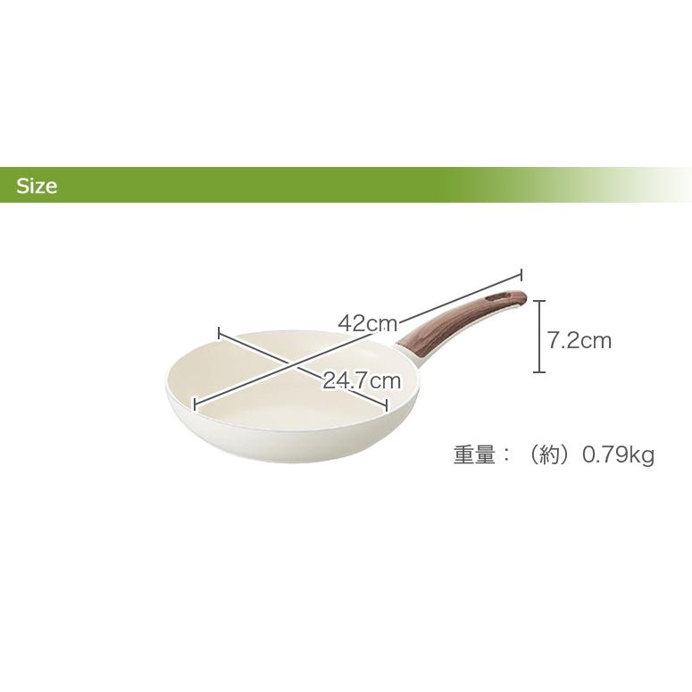 GREEN PAN/グリーンパン　ウッドビー IH対応　セラミックコーティング　フライパン　24cm｜nasluck｜10