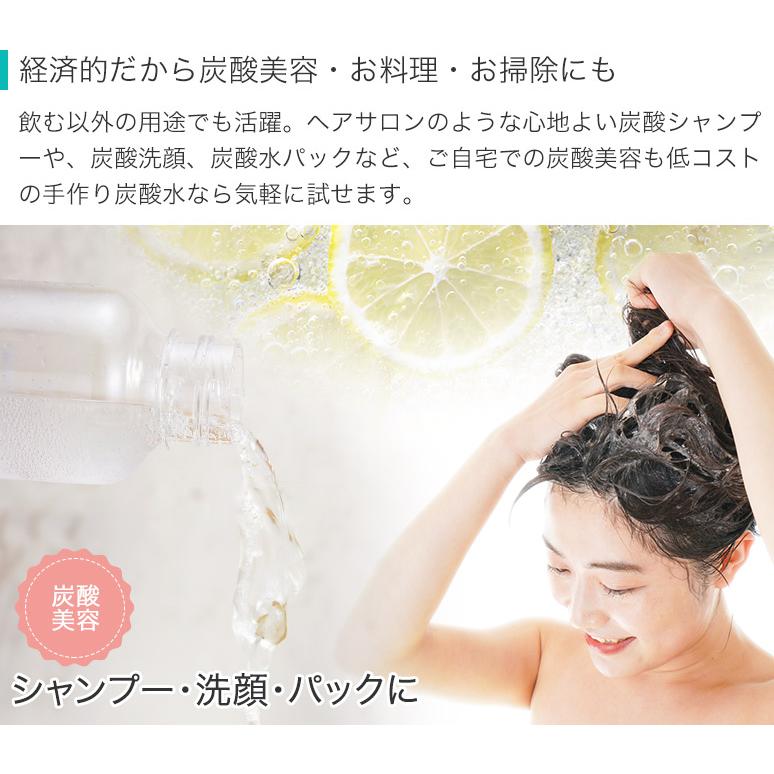 炭酸水メーカー SodaSparkle ソーダスパークル マルチスパークル3 1.0Lボトル 専用ガスカートリッジ5本付き MS3の画像