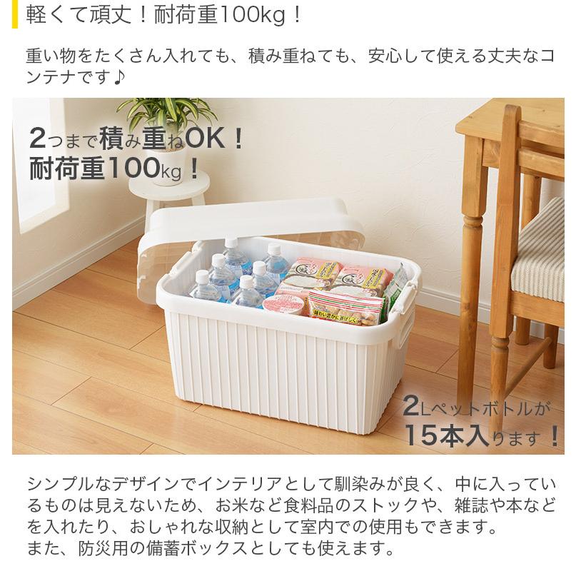 ふた付き コンテナ 収納ボックス VARIOUS BOAT ベリアスボート Mサイズ