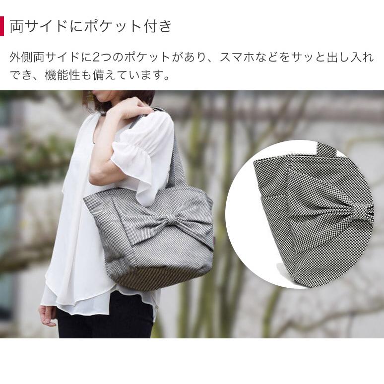 sasicco 正規販売店刺子織 リボンバッグ トートバッグ カインドバッグ 内ポケット付き 三河木綿 柔道着 タネイ 日本製 三河木綿バッグ 赤 レッド_9