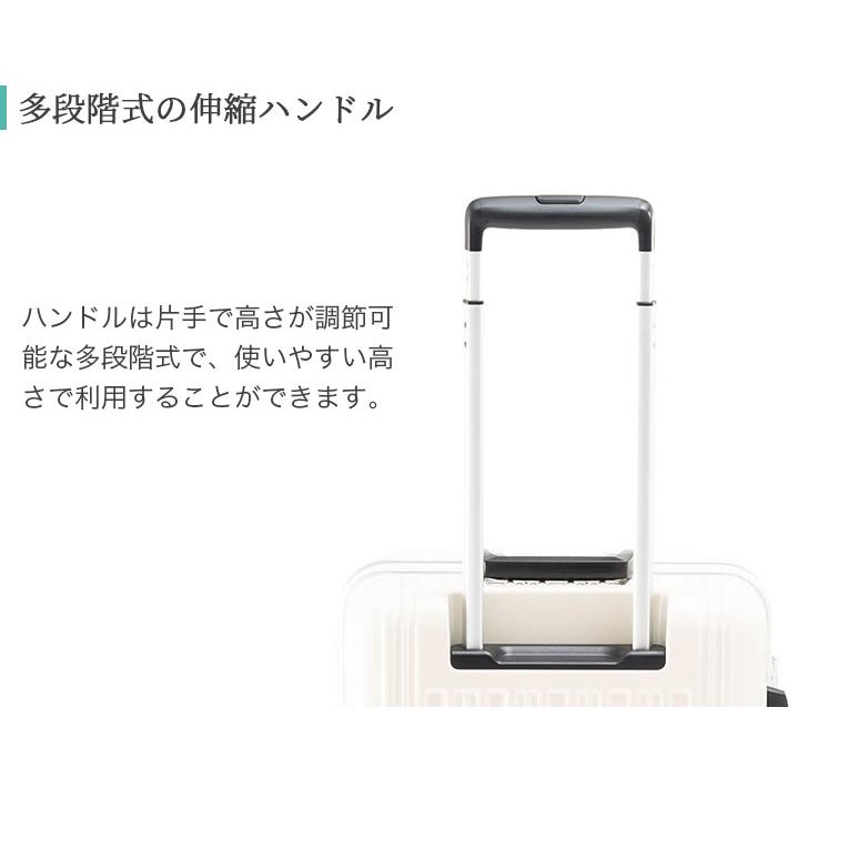 超軽量 ハードキャリーケース フレームタイプ 国内線機内持ち込み Sサイズ 2〜3泊程度 36L 油圧式ハンドル搭載 ALI-5088-18 アジアラゲージ_19