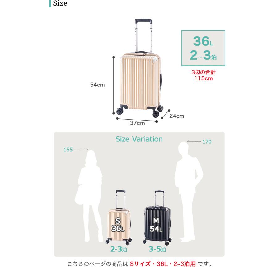 アジア・ラゲージ ハードキャリーケース ファスナータイプ 国内線機内