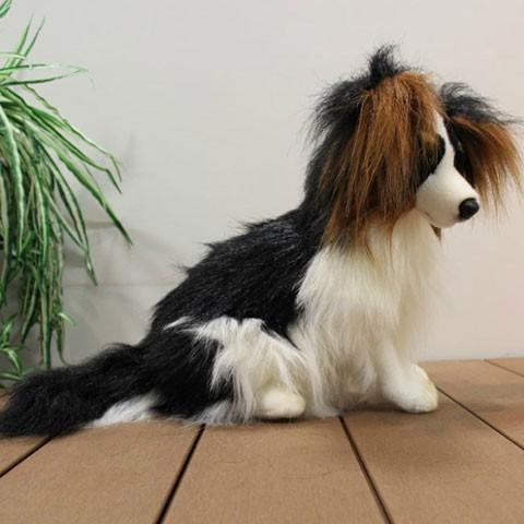 犬 ぬいぐるみ パピヨン いぬ イヌ リアル 本物 そっくり かわいい