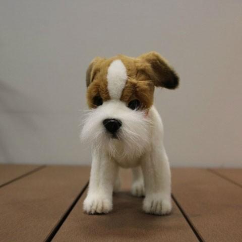 犬 ぬいぐるみ ジャックラッセルテリア いぬ イヌ リアル 本物