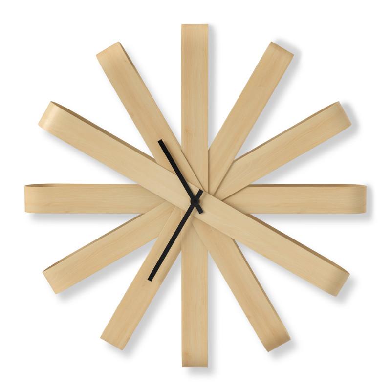 Umbra 壁掛け時計 リボンウッド ウォールクロック ナチュラル 2118071390 アンブラ entrex アントレックス RIBBONWOOD WALLCLOCK 北欧テイスト 北欧テイスト｜nasluck｜04