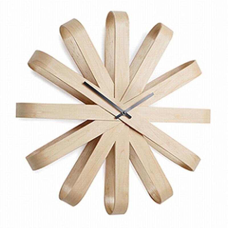 Umbra 壁掛け時計 リボンウッド ウォールクロック ナチュラル 2118071390 アンブラ entrex アントレックス RIBBONWOOD WALLCLOCK 北欧テイスト 北欧テイスト｜nasluck｜06