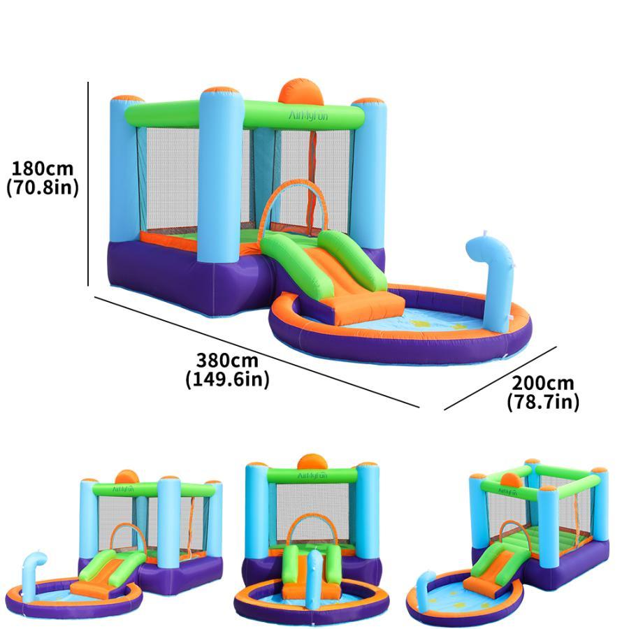 大型 プール エアー 遊具 滑り台 ビニールプール 大型プール トランポリン すべり台 大型遊具 エアー遊具 キッズハウス プレイハウス プレゼント 