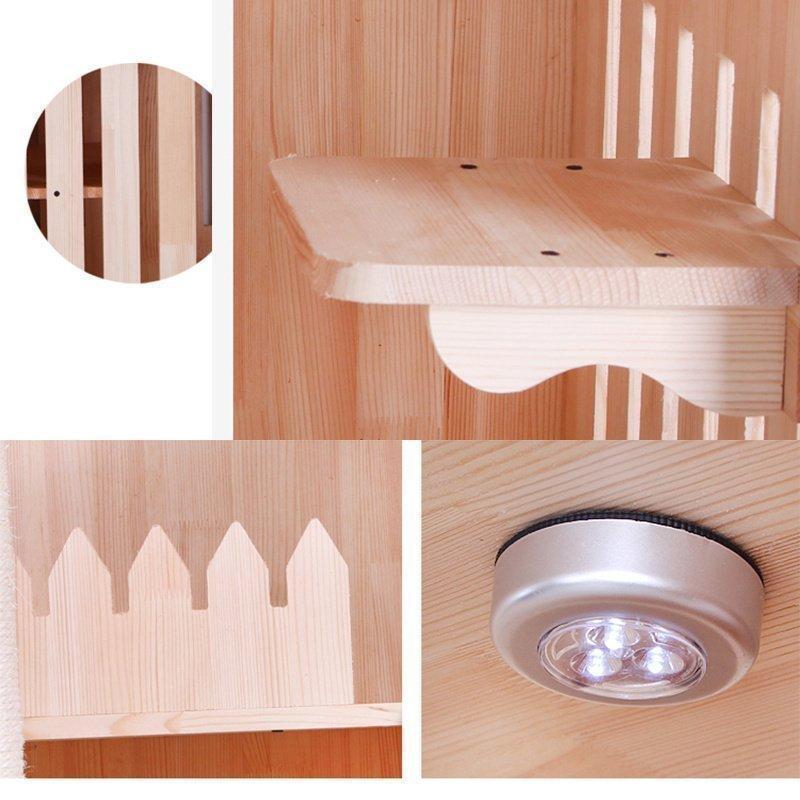 動作確認 ペット用品　猫用キャビネット ネコトイレ 棚 リビング キャットトイレ 家具 木製キャットケージ　ヴィラ　　無垢材 【BCD9385636717】(33637円)