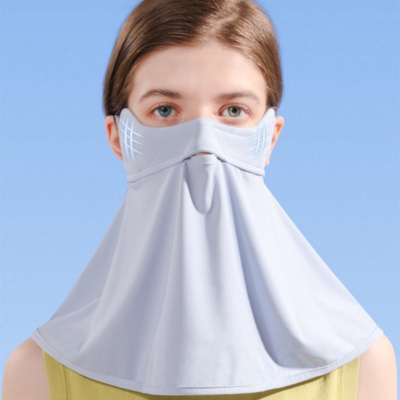 フェイスカバー 個別包装 ひんやり 接触冷感 フェイスガード フェイスマスク 日焼け止め ネックカバー uvカット マスク 女性 