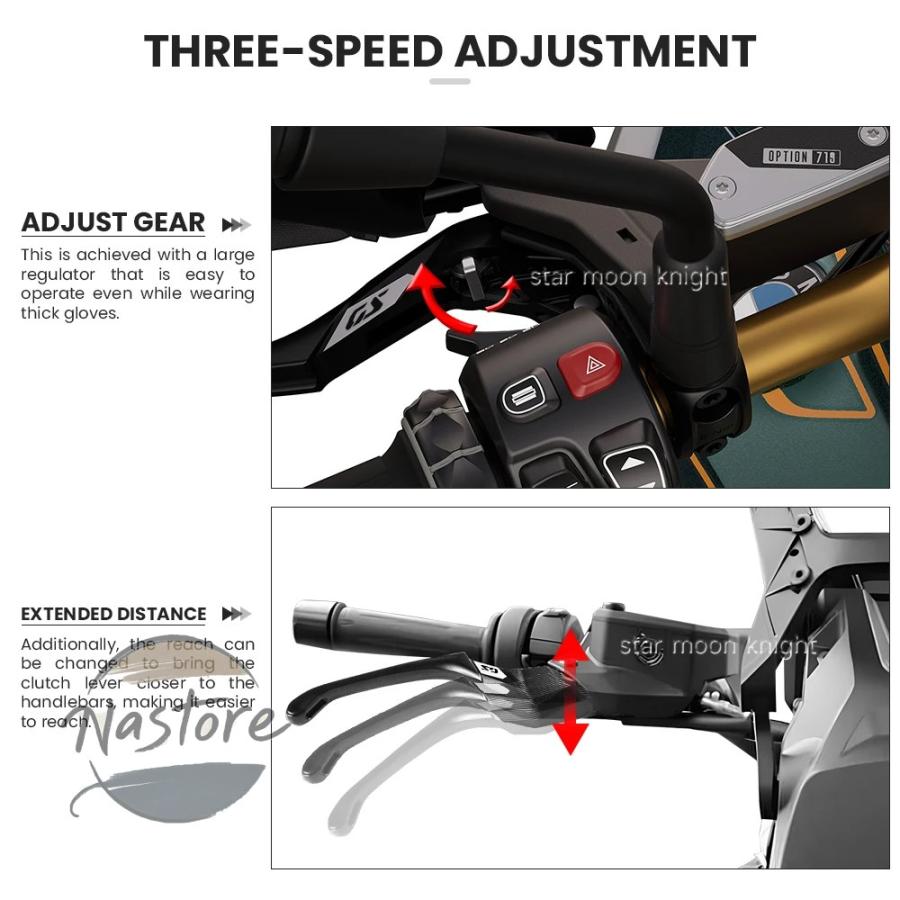 並行輸入品 BMW バイク クラッチ ブレーキ ハンドル 部品 カスタムパーツ アクセサリー レバー r1300gs r 1300 gs 2022の画像