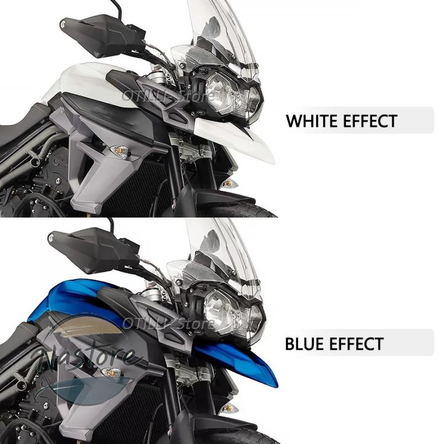 並行輸入品 バイク カバー フェンダー ホイール tiger 800 フロントビーク 延長 カスタムパーツ 部品 アクセサリーの画像