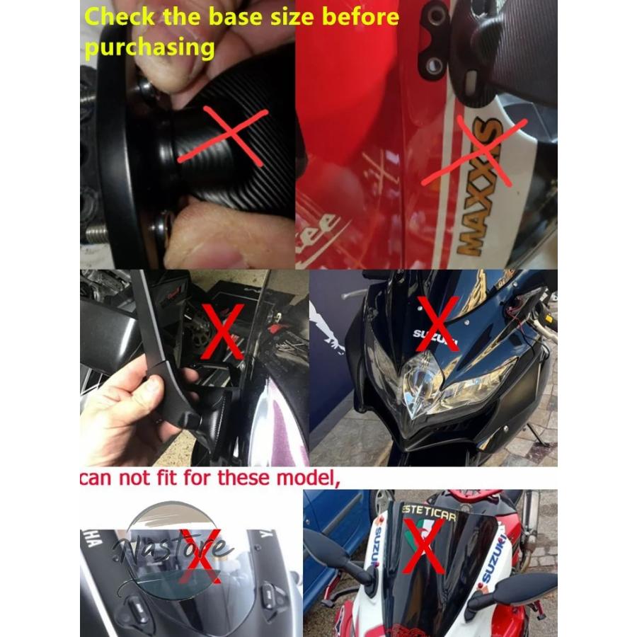並行輸入品 ホンダ cbr650r バイク ミラー カスタム f cbr1000rr cbr600rr 300r 400rr 500r カスタムパーツ 部品 アクセサリーの画像