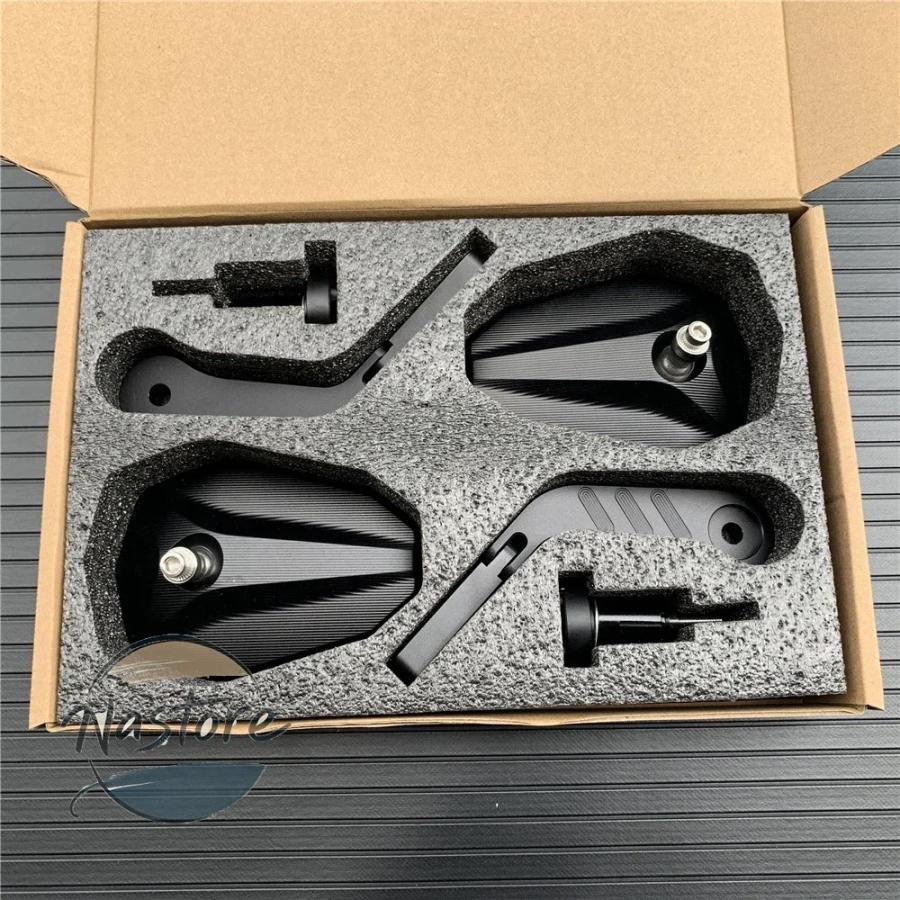 並行輸入品 s2r バイク ミラー ハンドル バック バー エンド