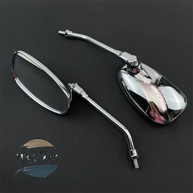 並行輸入品 xjr400 ヤマハ バイク ミラー 10mm vmax12 vmax 1200 xjr1200 xjr1300 xv125 xv400 dolphin 250 カスタムパーツ 部品 アクセサリーの画像