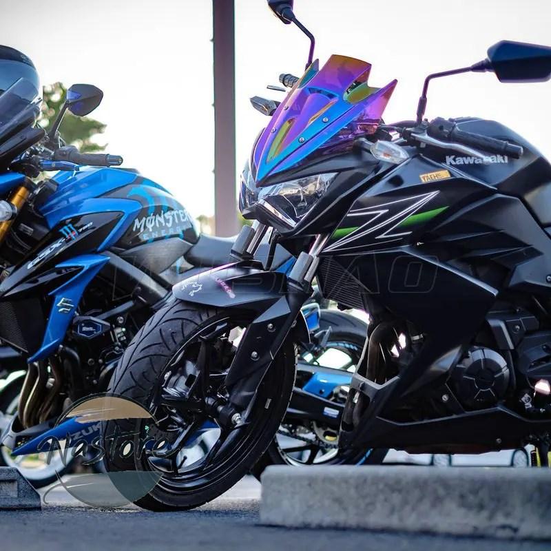 バイク　風防 並行輸入品 z250 バイク スクリーン ダブルバブル風防 ウインド 2013