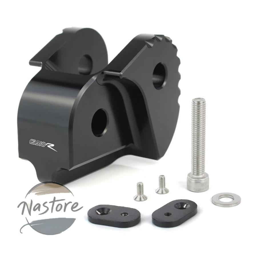 並行輸入品 BMW バイク 部品 カスタムパーツ アクセサリー rear suspension lowering links kit g310r g310gs 2017-20 2021 2022 2024 g 310 r gs aluminum_3