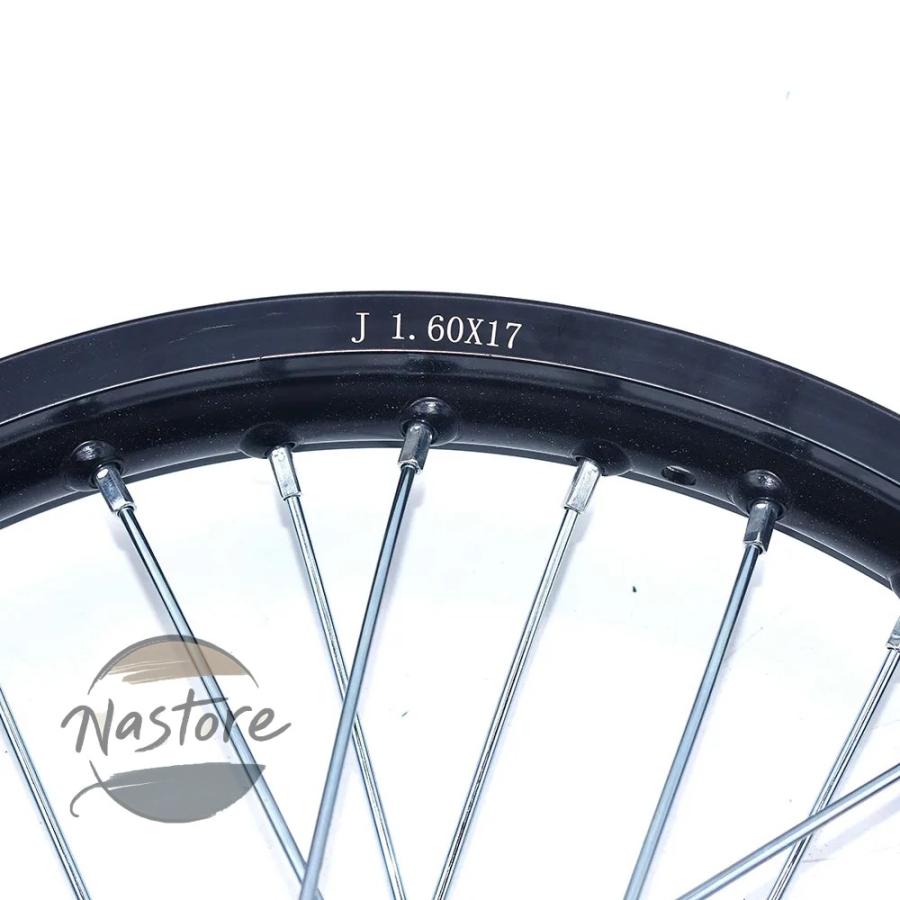 並行輸入品 1.60x 17 inch rear rims aluminum alloy disc plate wheel 1.60 x 17インチinch for klx crf kayo apollo bse pit bike dit 部品 カスタムパーツ_12