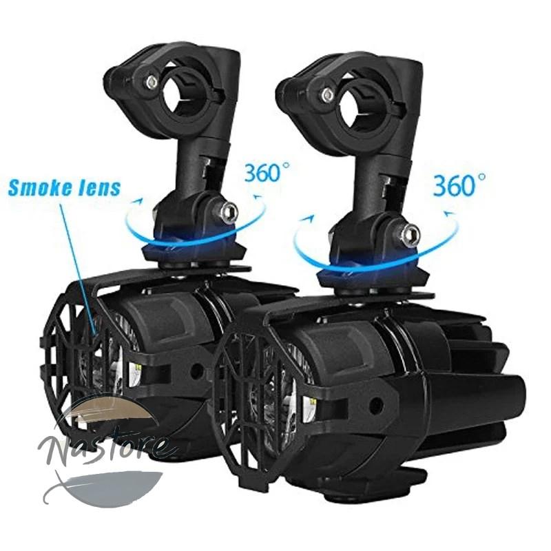 並行輸入品 ホンダ honda バイク universal driving aux lights BMW ドゥカティ カワサキ スズキ front head light waterproof fog lamp カスタムパーツ 部品の画像
