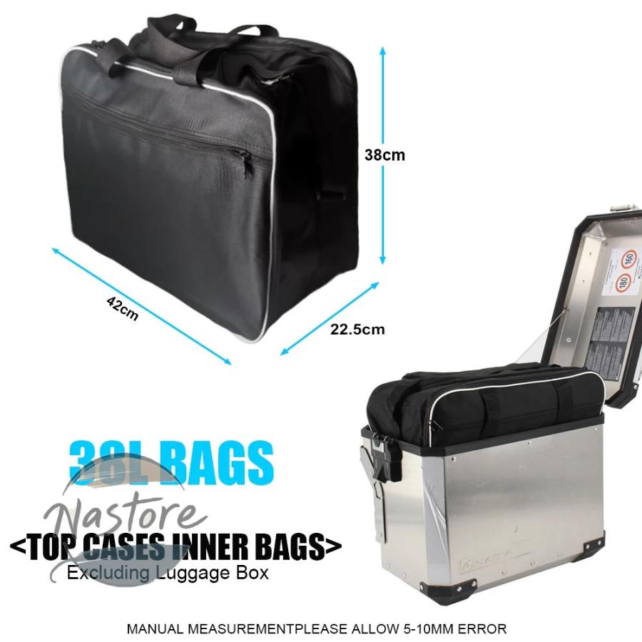 並行輸入品 BMW バイク 部品 カスタムパーツ アクセサリー luggage bags r1200gs adv black inner r1250 gs adventureの画像