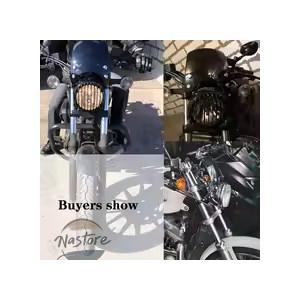 並行輸入品 バイク aluminum windscreen windshield 39mm-41mm fit for インディアンスカウト 2015-20 scout sixty/scout カスタムパーツ 部品 アクセサリーの画像