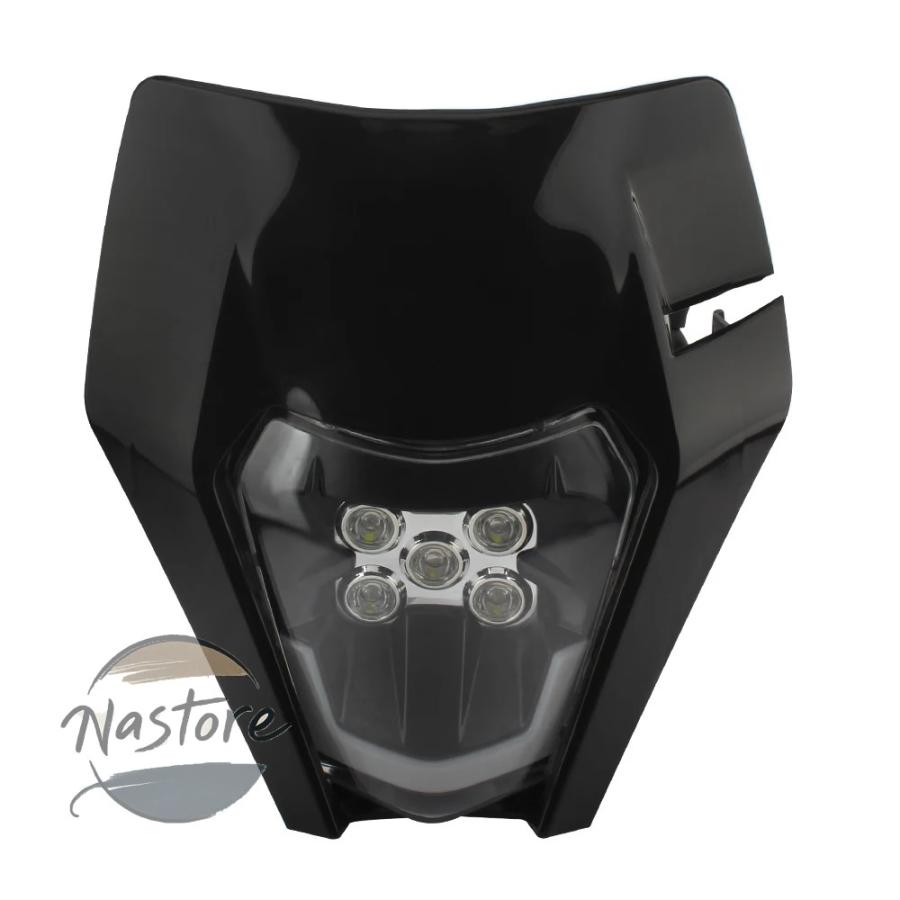 並行輸入品 バイク ヘッドライト ヘッド ライト プレート led フェアリング モトクロス 汚れ 超 エンデューロ ktm exc sx mx 250 300 カスタムパーツ 部品_14