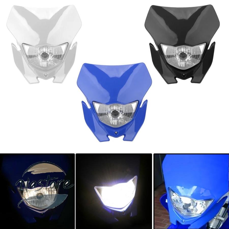 並行輸入品 バイク ヘッドライト ヘッド ライト 両モトクロス 超 電球 2017 2018 exc xcf sx f dr カスタムパーツ 部品 アクセサリーの画像