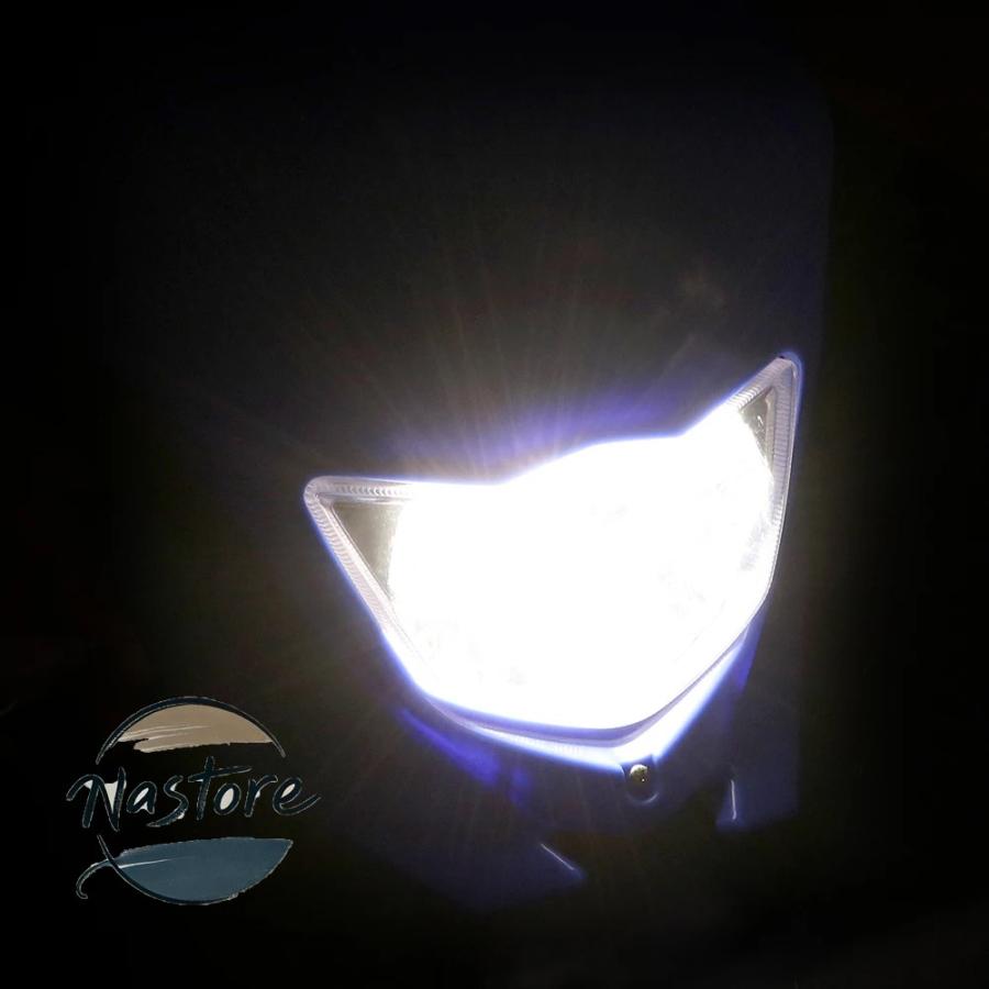 並行輸入品 バイク ヘッドライト ヘッド ライト 両モトクロス 超 電球 2017 2018 exc xcf sx f dr カスタムパーツ 部品 アクセサリーの画像