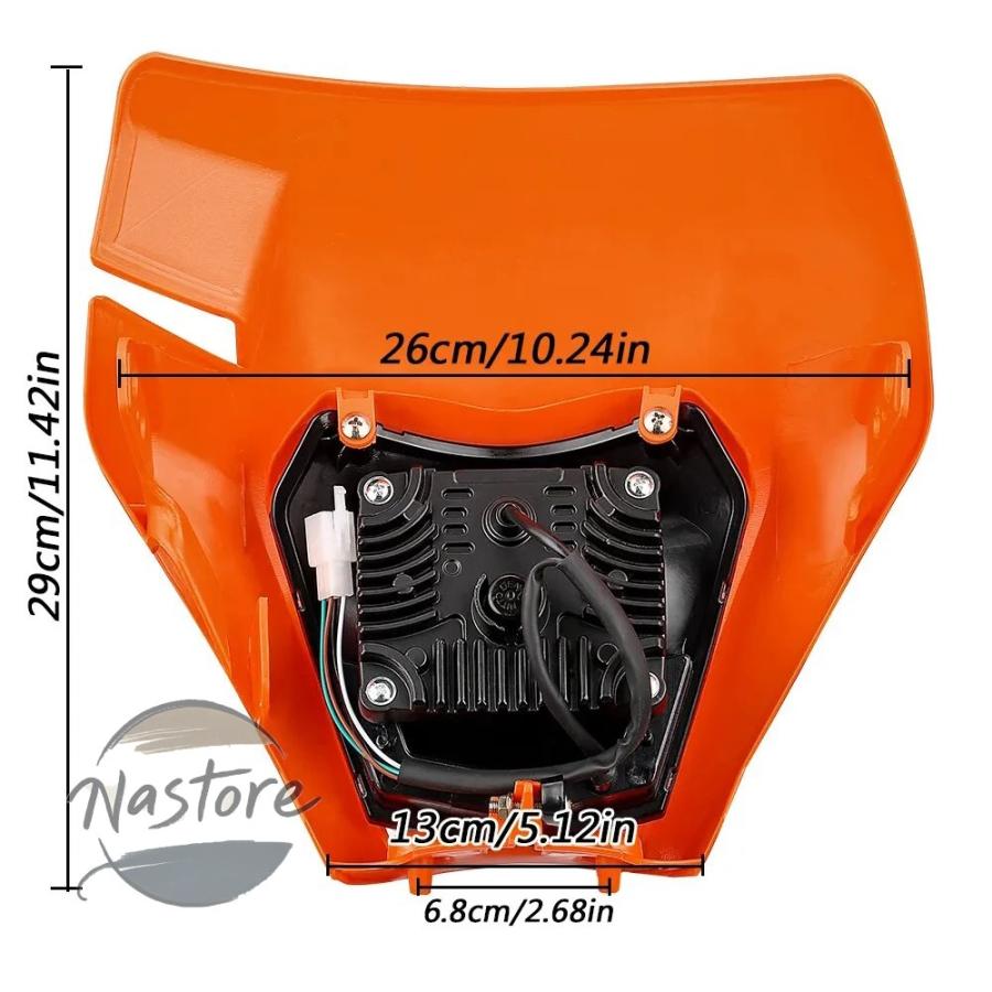 並行輸入品 KTM バイク ヘッドライト exc excf sx sxf xc 125 150 250 300 350 450 530 ヘッドランプ カスタムパーツ 部品 アクセサリー_8