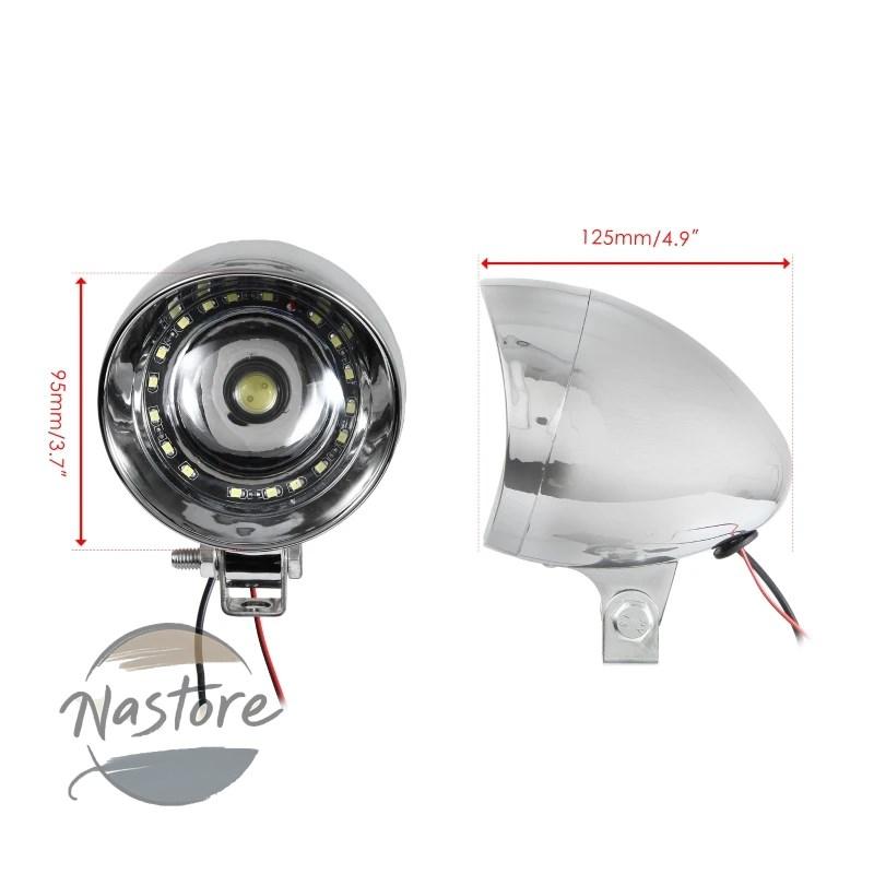 並行輸入品 バイク ヘッドライト ヘッド ライト 1pc 4 インチ led
