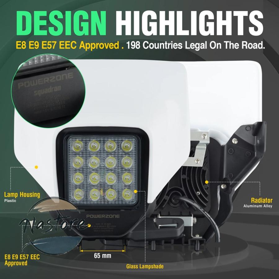 並行輸入品 ハスクバーナ バイク ヘッドライト led ヘッドランプ