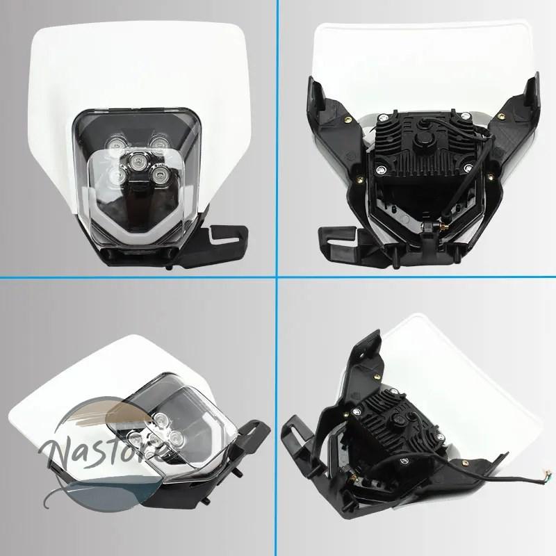 並行輸入品 ハスクバーナ バイク ヘッドライト led ヘッドランプ ライト ライトガイド fc カスタムパーツ 部品 アクセサリーの画像