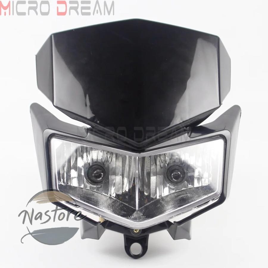 並行輸入品 バイク ヘッドライト ヘッド ライト オフロードツインデュアルライトカワサキ カワサキ klx 250 250s 250sf d-トラッカー x カスタムパーツ 部品_3