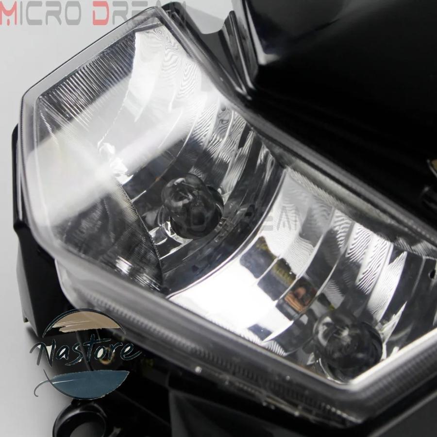 並行輸入品 バイク ヘッドライト ヘッド ライト オフロードツインデュアルライトカワサキ カワサキ klx 250 250s 250sf d-トラッカー x カスタムパーツ 部品_6