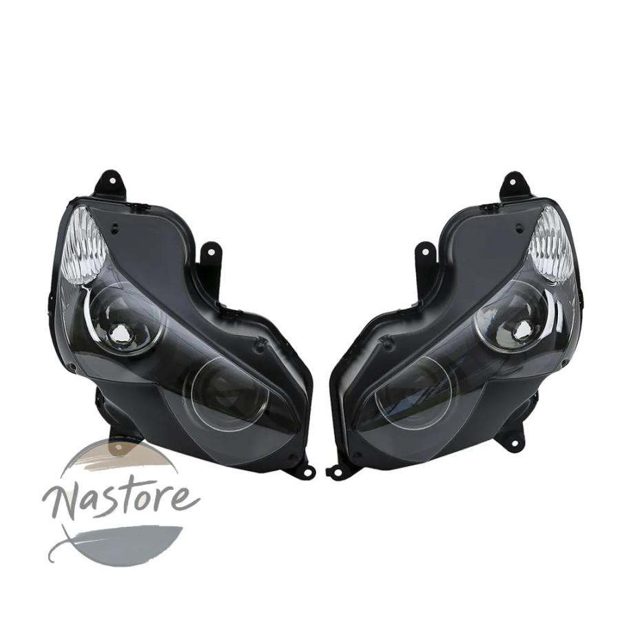 並行輸入品 バイク ヘッド ヘッドライト 部品 カスタムパーツ アクセサリー ライト ランプライトランプアセンブリ カワサキ zx14r zx 14r 2012 2023 2018の画像