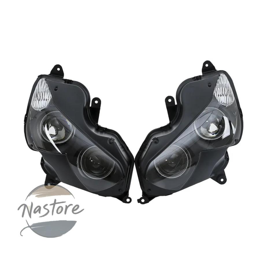 並行輸入品 バイク ヘッド ヘッドライト 部品 カスタムパーツ アクセサリー ライト ランプライトランプアセンブリ カワサキ zx14r zx 14r 2012 2023 2018の画像