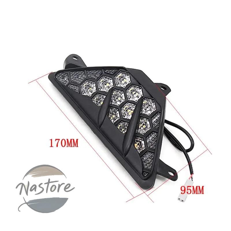 並行輸入品 zx6r バイク ウインカー カワサキ ニンジャ 300 400 650 1000 ニンジャ300 zx 6r led インジケータライトランプフラッシャー カスタムパーツ 部品_5