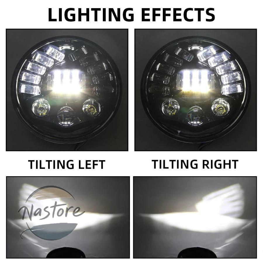並行輸入品 ヘッド ヘッドライト 適応 7インチ インチ led ライト