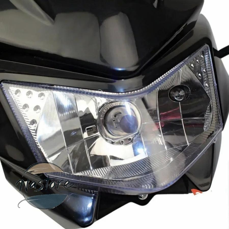 並行輸入品 スズキ suzuki バイク ヘッドライト ヘッド ライト レッド 35 ワットオフロードダート カワサキ ヤマハ カスタムパーツ 部品 アクセサリーの画像